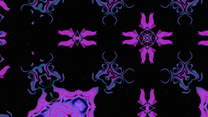 Abstract Radiant Burst with Soft Grain Texture, Symmetrical Glow Pattern in Psychedelic Style, Radiating Circular Abstract with Subtle Noise, Kaleidoscopic Starburst with Gradient Flow