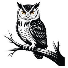 owl on a branch