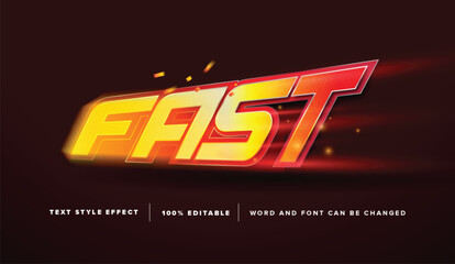 Editable text effect vector graphic of Speed race , perfect for movie title, game title, etc.