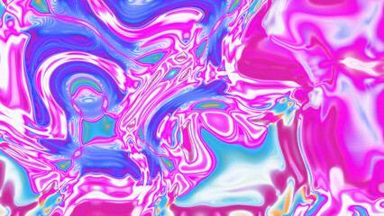 Fototapeta premium Fluid Marble Texture with Organic Flow, Abstract Liquid Pattern with Wavy Structure, Melted Surface Design with Soft Transitions, Psychedelic Swirl Texture with Marble Effect