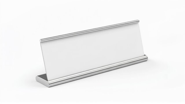 Blank name plate
