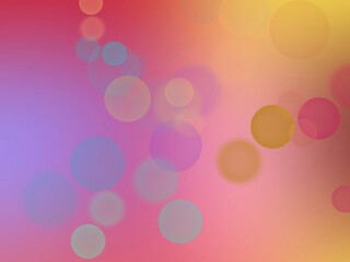 Bokeh Background with Retro Style