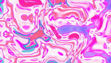 Fototapeta premium Fluid Marble Texture with Organic Flow, Abstract Liquid Pattern with Wavy Structure, Melted Surface Design with Soft Transitions, Psychedelic Swirl Texture with Marble Effect