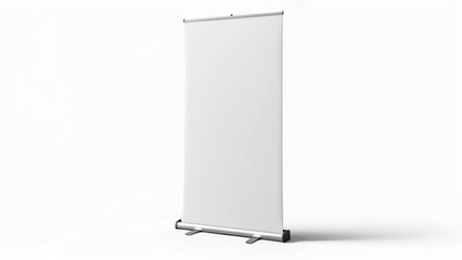 Blank roll-up banner
