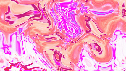 Fototapeta premium Fluid Marble Texture with Organic Flow, Abstract Liquid Pattern with Wavy Structure, Melted Surface Design with Soft Transitions, Psychedelic Swirl Texture with Marble Effect