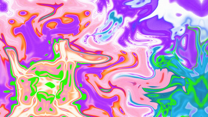 Fluid Marble Texture with Organic Flow, Abstract Liquid Pattern with Wavy Structure, Melted Surface Design with Soft Transitions, Psychedelic Swirl Texture with Marble Effect