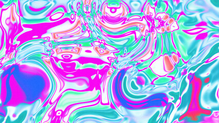 Fototapeta premium Fluid Marble Texture with Organic Flow, Abstract Liquid Pattern with Wavy Structure, Melted Surface Design with Soft Transitions, Psychedelic Swirl Texture with Marble Effect