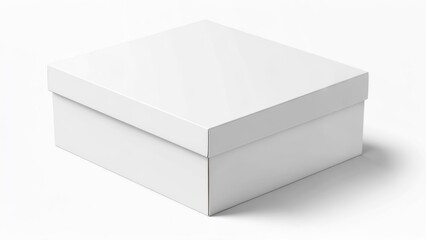Naklejka premium Blank white box