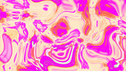 Fototapeta premium Fluid Marble Texture with Organic Flow, Abstract Liquid Pattern with Wavy Structure, Melted Surface Design with Soft Transitions, Psychedelic Swirl Texture with Marble Effect