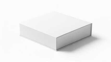 Naklejka premium Blank white box