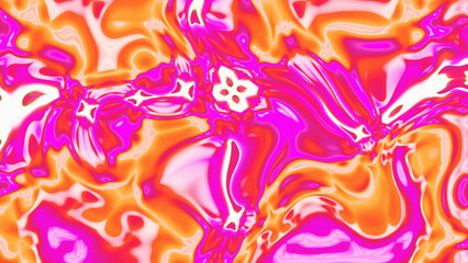 Fluid Marble Texture with Organic Flow, Abstract Liquid Pattern with Wavy Structure, Melted Surface Design with Soft Transitions, Psychedelic Swirl Texture with Marble Effect