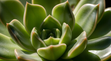 Fototapeta premium green cactus flower