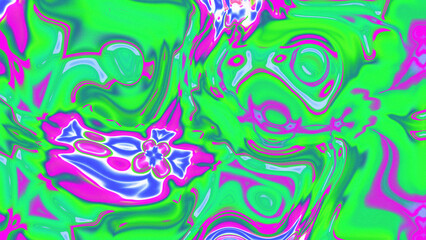 Fluid Marble Texture with Organic Flow, Abstract Liquid Pattern with Wavy Structure, Melted Surface Design with Soft Transitions, Psychedelic Swirl Texture with Marble Effect