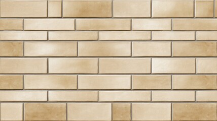 Obraz premium Textured brick pattern with varied earthy tones. AI image
