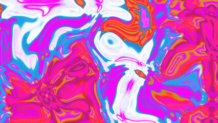 Fototapeta premium Fluid Marble Texture with Organic Flow, Abstract Liquid Pattern with Wavy Structure, Melted Surface Design with Soft Transitions, Psychedelic Swirl Texture with Marble Effect