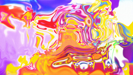 Obraz premium Fluid Marble Texture with Organic Flow, Abstract Liquid Pattern with Wavy Structure, Melted Surface Design with Soft Transitions, Psychedelic Swirl Texture with Marble Effect
