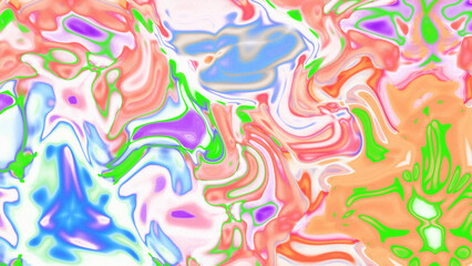 Fototapeta premium Fluid Marble Texture with Organic Flow, Abstract Liquid Pattern with Wavy Structure, Melted Surface Design with Soft Transitions, Psychedelic Swirl Texture with Marble Effect