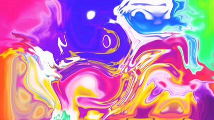Fototapeta premium Fluid Marble Texture with Organic Flow, Abstract Liquid Pattern with Wavy Structure, Melted Surface Design with Soft Transitions, Psychedelic Swirl Texture with Marble Effect
