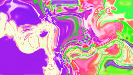 Obraz premium Fluid Marble Texture with Organic Flow, Abstract Liquid Pattern with Wavy Structure, Melted Surface Design with Soft Transitions, Psychedelic Swirl Texture with Marble Effect