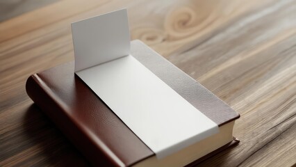 Fototapeta premium Book with blank bookmark