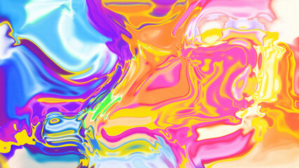 Fototapeta premium Fluid Marble Texture with Organic Flow, Abstract Liquid Pattern with Wavy Structure, Melted Surface Design with Soft Transitions, Psychedelic Swirl Texture with Marble Effect