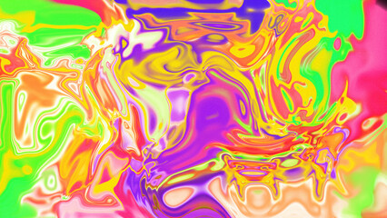 Obraz premium Fluid Marble Texture with Organic Flow, Abstract Liquid Pattern with Wavy Structure, Melted Surface Design with Soft Transitions, Psychedelic Swirl Texture with Marble Effect