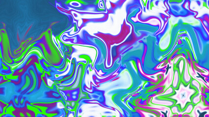 Obraz premium Fluid Marble Texture with Organic Flow, Abstract Liquid Pattern with Wavy Structure, Melted Surface Design with Soft Transitions, Psychedelic Swirl Texture with Marble Effect