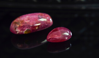 ruby Is red gem Beautiful by nature