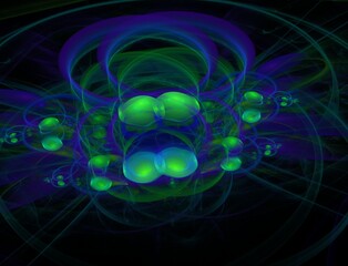 Imaginatory fractal abstract background Image