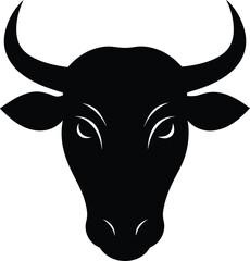 black Silhouette satyr ancient mythology vector art illustration