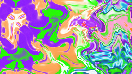 Fluid Marble Texture with Organic Flow, Abstract Liquid Pattern with Wavy Structure, Melted Surface Design with Soft Transitions, Psychedelic Swirl Texture with Marble Effect