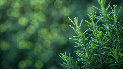 Obraz premium Close-up of vibrant green herb with a bokeh background. Nature's beauty at its finest. Fresh & inviting.
