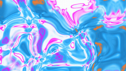 Obraz premium Fluid Marble Texture with Organic Flow, Abstract Liquid Pattern with Wavy Structure, Melted Surface Design with Soft Transitions, Psychedelic Swirl Texture with Marble Effect