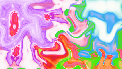 Obraz premium Fluid Marble Texture with Organic Flow, Abstract Liquid Pattern with Wavy Structure, Melted Surface Design with Soft Transitions, Psychedelic Swirl Texture with Marble Effect
