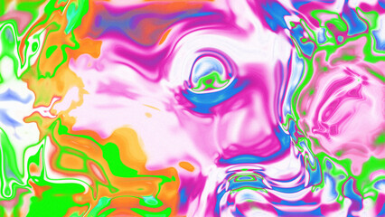 Fototapeta premium Fluid Marble Texture with Organic Flow, Abstract Liquid Pattern with Wavy Structure, Melted Surface Design with Soft Transitions, Psychedelic Swirl Texture with Marble Effect