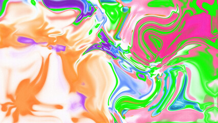 Fototapeta premium Fluid Marble Texture with Organic Flow, Abstract Liquid Pattern with Wavy Structure, Melted Surface Design with Soft Transitions, Psychedelic Swirl Texture with Marble Effect