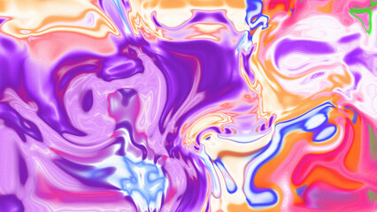 Fototapeta premium Fluid Marble Texture with Organic Flow, Abstract Liquid Pattern with Wavy Structure, Melted Surface Design with Soft Transitions, Psychedelic Swirl Texture with Marble Effect