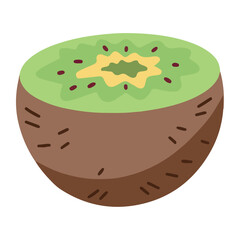 Fresh and Healthy Kiwi Fruit Vector Design Elements
