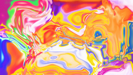 Obraz premium Fluid Marble Texture with Organic Flow, Abstract Liquid Pattern with Wavy Structure, Melted Surface Design with Soft Transitions, Psychedelic Swirl Texture with Marble Effect