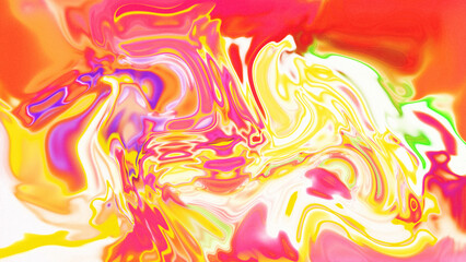 Obraz premium Fluid Marble Texture with Organic Flow, Abstract Liquid Pattern with Wavy Structure, Melted Surface Design with Soft Transitions, Psychedelic Swirl Texture with Marble Effect