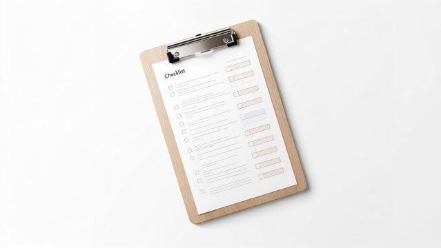 Clipboard with checklist - Powered by Adobe
