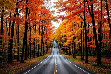 Fototapeta premium Canopy Road View 