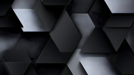 Modern black and grey geometric pattern background