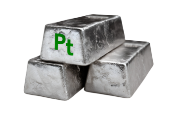 Platinum bars precious metal investment wealth luxury