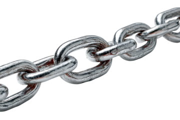 Rusty Metal Chain Closeup Dark Background