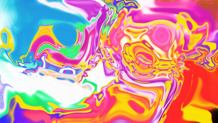 Obraz premium Fluid Marble Texture with Organic Flow, Abstract Liquid Pattern with Wavy Structure, Melted Surface Design with Soft Transitions, Psychedelic Swirl Texture with Marble Effect
