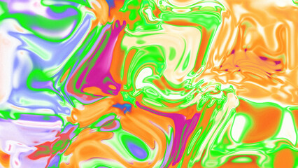 Fototapeta premium Fluid Marble Texture with Organic Flow, Abstract Liquid Pattern with Wavy Structure, Melted Surface Design with Soft Transitions, Psychedelic Swirl Texture with Marble Effect