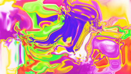 Fototapeta premium Fluid Marble Texture with Organic Flow, Abstract Liquid Pattern with Wavy Structure, Melted Surface Design with Soft Transitions, Psychedelic Swirl Texture with Marble Effect