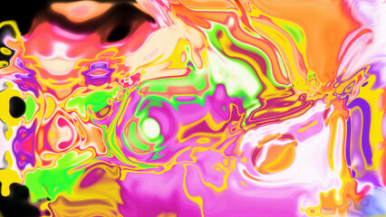 Fototapeta premium Fluid Marble Texture with Organic Flow, Abstract Liquid Pattern with Wavy Structure, Melted Surface Design with Soft Transitions, Psychedelic Swirl Texture with Marble Effect