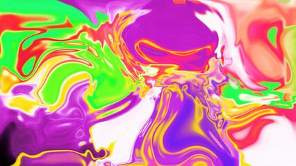 Obraz premium Fluid Marble Texture with Organic Flow, Abstract Liquid Pattern with Wavy Structure, Melted Surface Design with Soft Transitions, Psychedelic Swirl Texture with Marble Effect